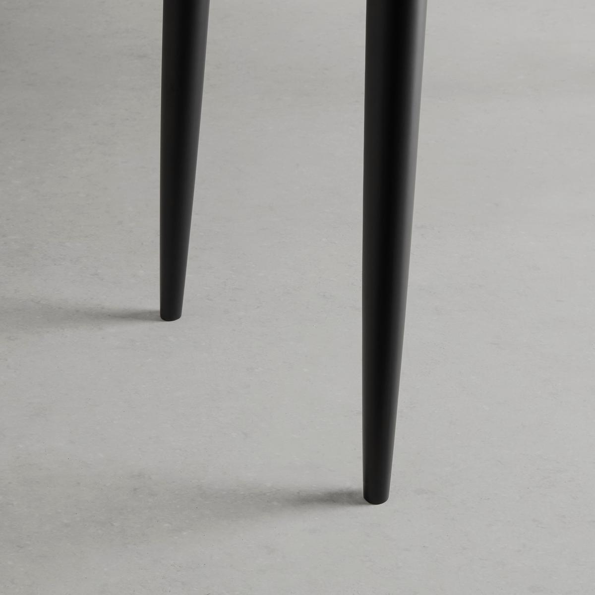 Schreibtisch Capri in Schwarz/Eichefarben - Eichefarben/Alufarben, MODERN, Holz/Holzwerkstoff (120/76/50cm) - Mömax