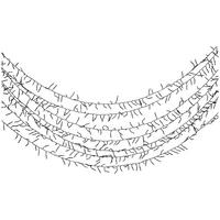 Fényfüzér Meri 19,5m - zöld, Konventionell, műanyag (1950cm) - Premium Living