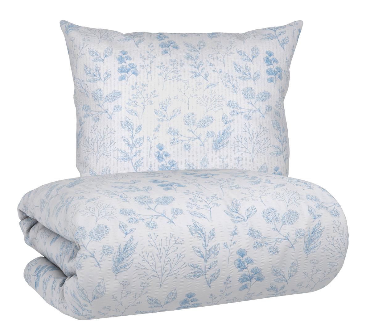 Bettwäsche Paris Hellblau ca. 135x200cm - Hellblau, Textil (135/200cm) - Mömax