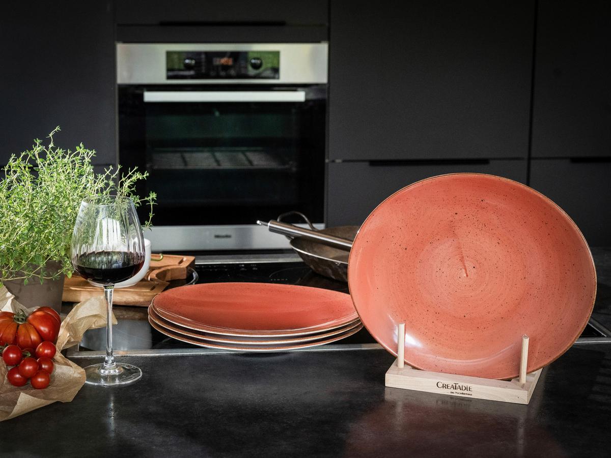 Set Krožnikov Za Zrezke Umbra, 4-Delni - opečnato rjava, Basics, keramika (30,5/26cm) - Creatable