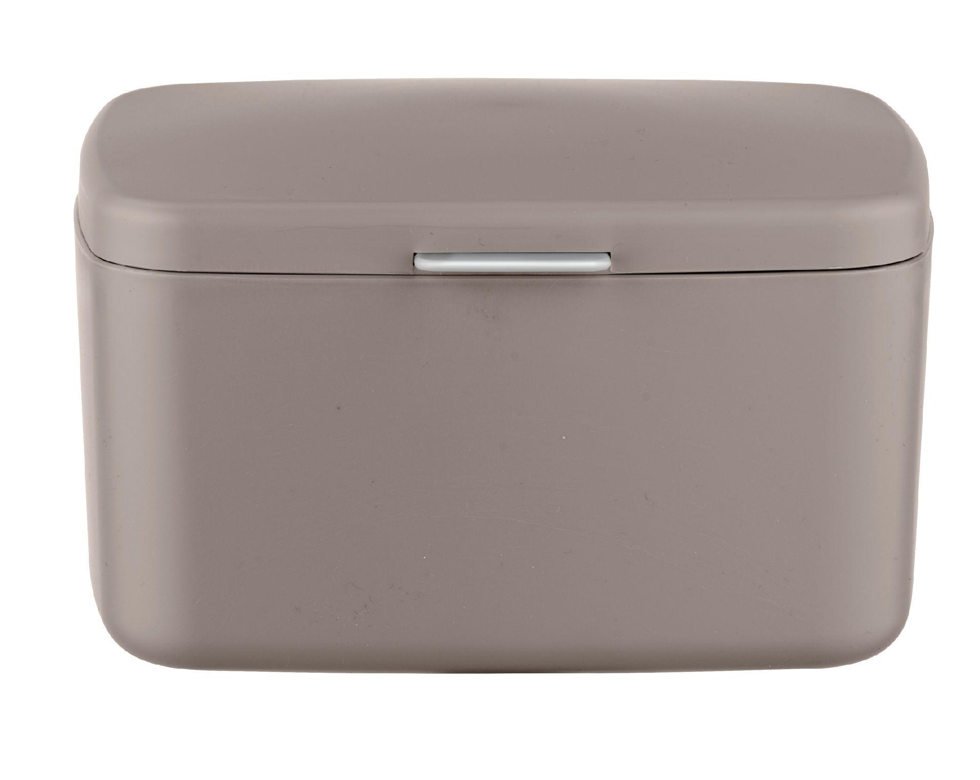 Cutie depozitare Barcelona - taupe, Modern, plastic (19,5/11/16cm) - Wenko