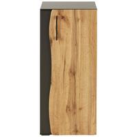 Unterschrank in Eichefarben/Grau - MODERN, Holzwerkstoff/Kunststoff (40/94/35cm) - Premium Living