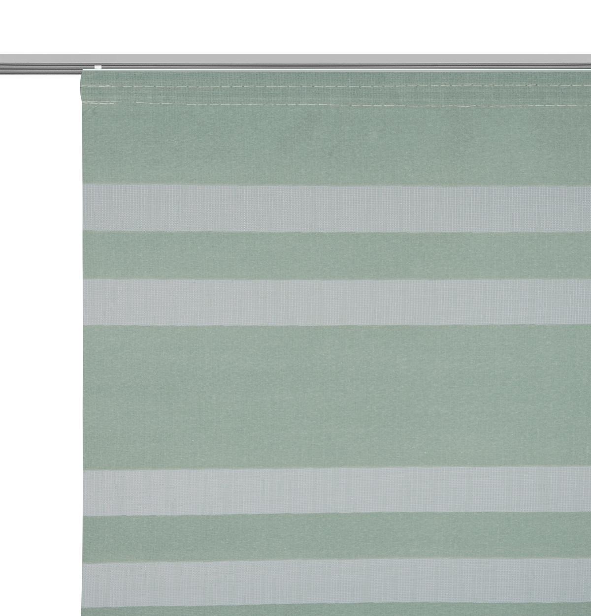 ZASŁONA PANELOWA FLAGA - miętowy, Design, tkanina (60/245cm) - Novel