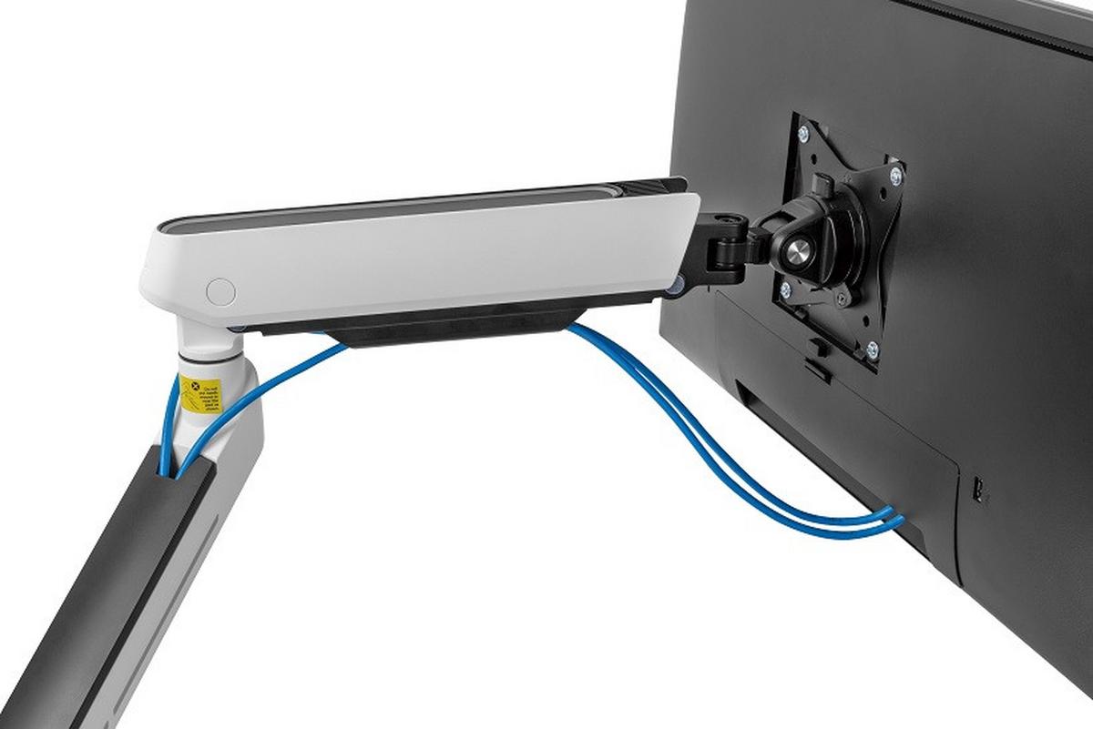 UCHWYT DO MONITORA CODY 2 RBG - biały, Design, tworzywo sztuczne/metal (105/62,2/15,2cm) - Boxxx