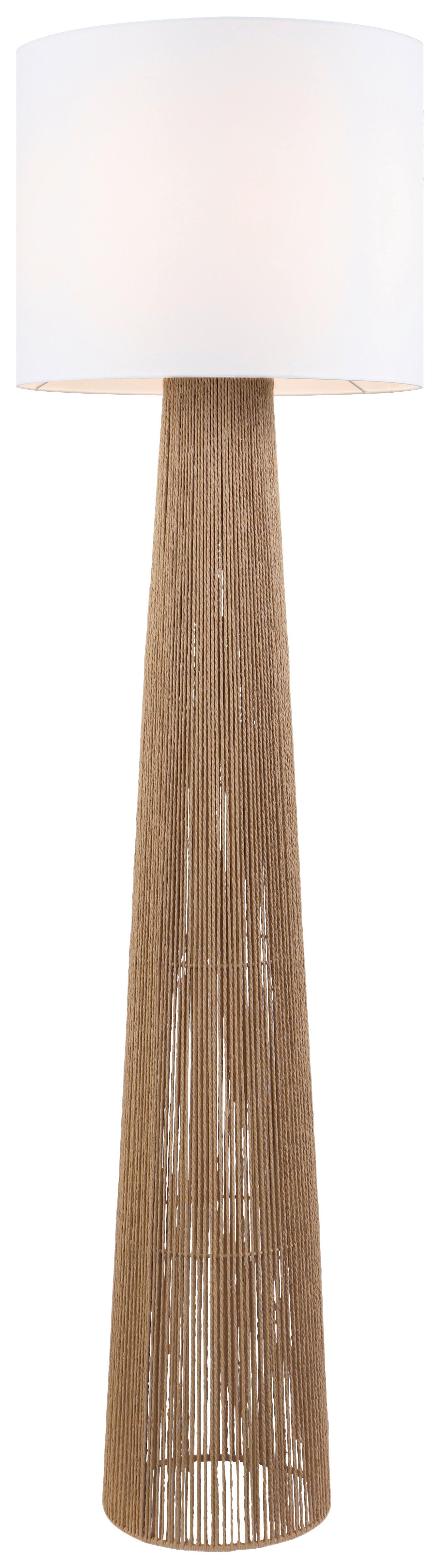 Stehleuchte Mozu Braun/weiß Max. 25 Watt - bela/braon, Moderno, papir/metal (35/140cm) - Mömax