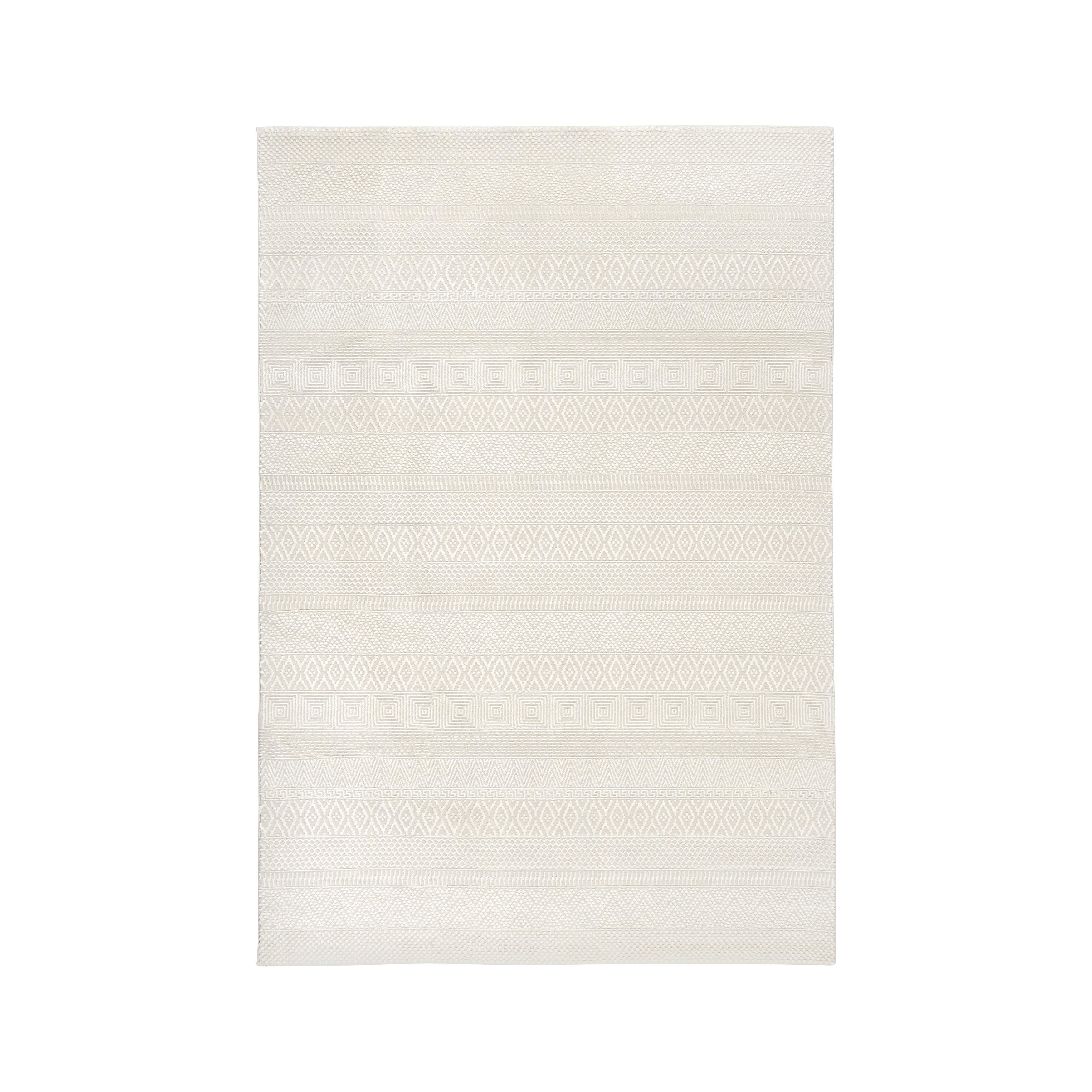VÄVD MATTA SIGN - cremefärgad, Romantik / Lanthus, textil (80/150cm) - Mömax