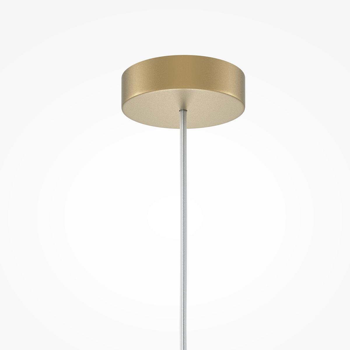 Pendelleuchte Mod178pl-01gr - Weiss/Goldfarben, Design, Stein/Metall (10/336.5cm) - MAYTONI