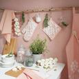 Topflappen und Handschuh Lovely Rosa/natur - Naturfarben/Rosa, ROMANTIK / LANDHAUS, Textil (18/32cm) - Mömax modern living Topflappen und Handschuh Lovely Rosa/natur - Naturfarben/Rosa, ROMANTIK / LANDHAUS, Textil (18/32cm) - Mömax modern living