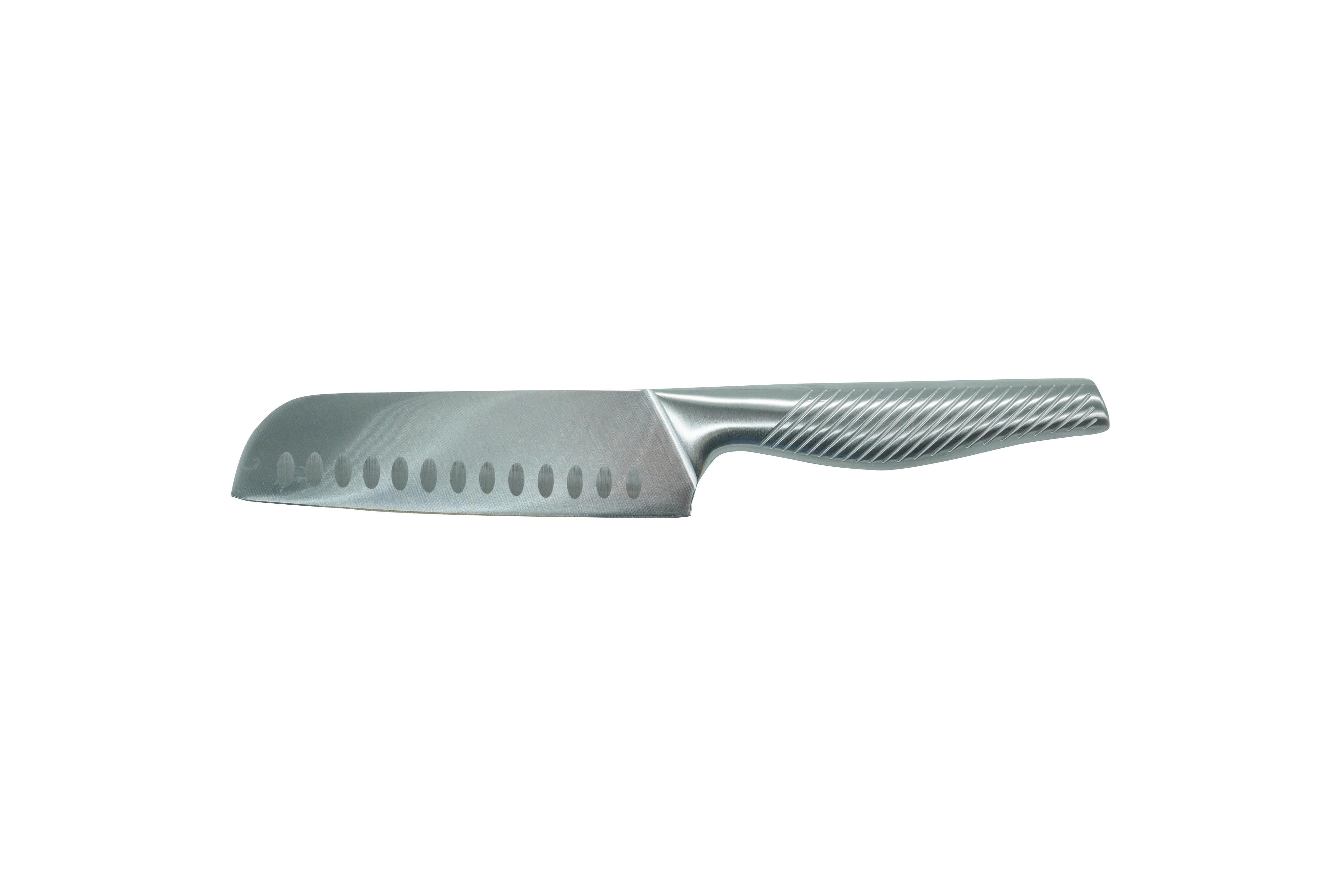 Santoku Kés Gourmet - nemesacél, Modern, fém (29,7cm) - Premium Living