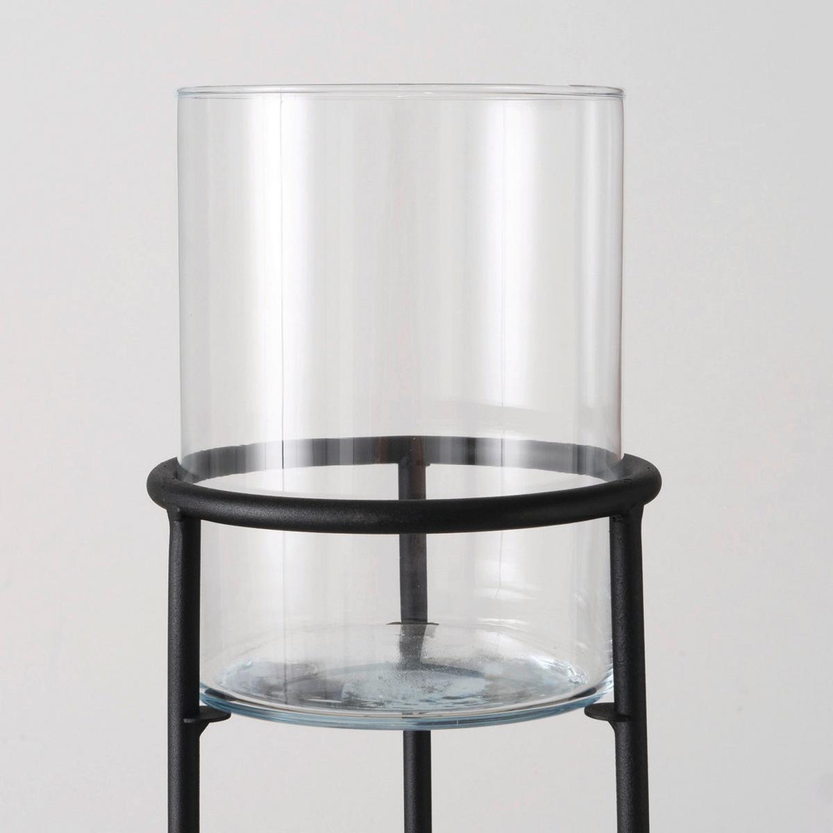 LATARENKA 2035251 - INDUSTRIAL LIVING - czarny, Design, metal/szkło (20/73cm) - Boltze Home