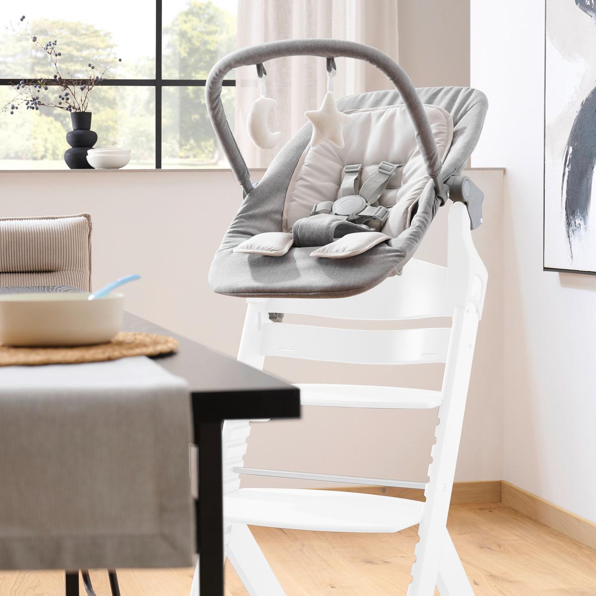 BUJAK LUNCH - szary, Basics, tworzywo sztuczne/metal (66/45/48-58cm) - My Baby Lou