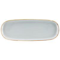 PÓŁMISEK DO SERWOWANIA BERGEN - szary, Design, ceramika (13/36cm) - Landscape