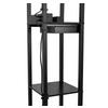GOLVLAMPA SVEN - vit/svart, Basics, metall/trämaterial (26/160/26cm)