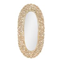 Wandspiegel Scolpio Naturfarben - Naturfarben, ROMANTIK / LANDHAUS, Holz/Holzwerkstoff (75/150/3,5cm) - Premium Living