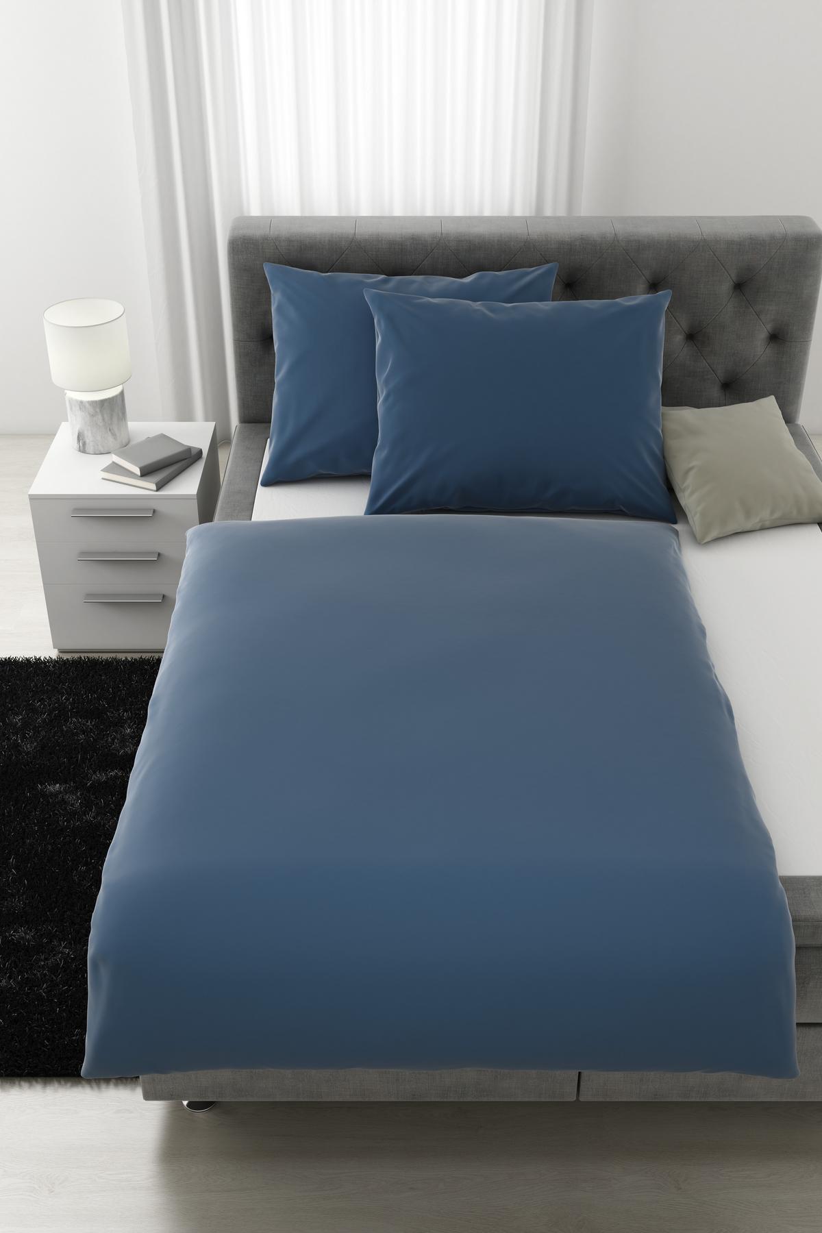Posteljnina Alex Uni Xxl - modra, Moderno, tekstil (200/220cm) - Premium Living