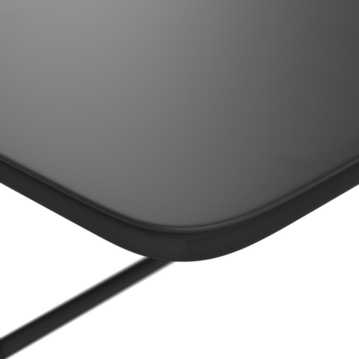 KOMPLET OGRODOWY ZE STOŁEM NOAH - ciemnoszary/czarny, Design, tworzywo sztuczne/metal - Ambia Garden