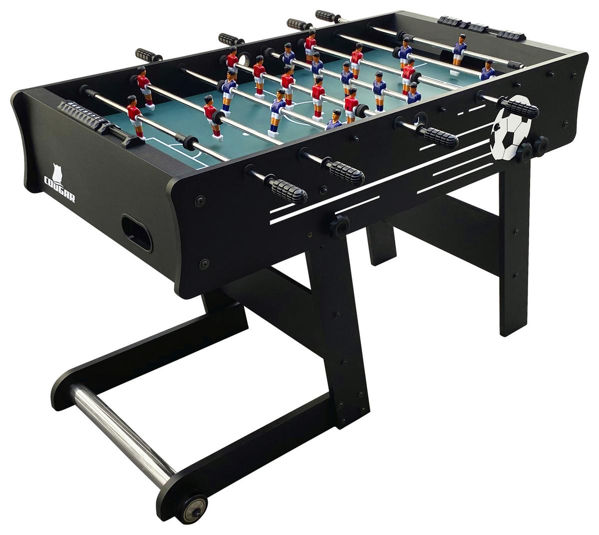 Tischfußball Scorpion Kick TS - Schwarz, KONVENTIONELL, Holz (61/81/122cm) - Ambia Garden