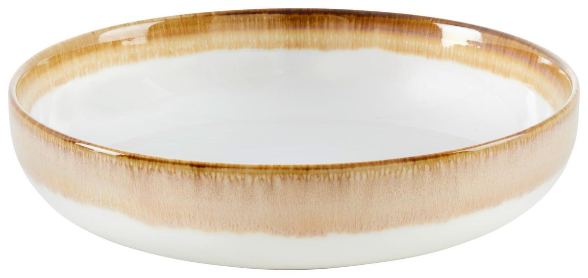 Mélytányér Saturn - bézs, Modern, kerámia (21cm) - Mömax