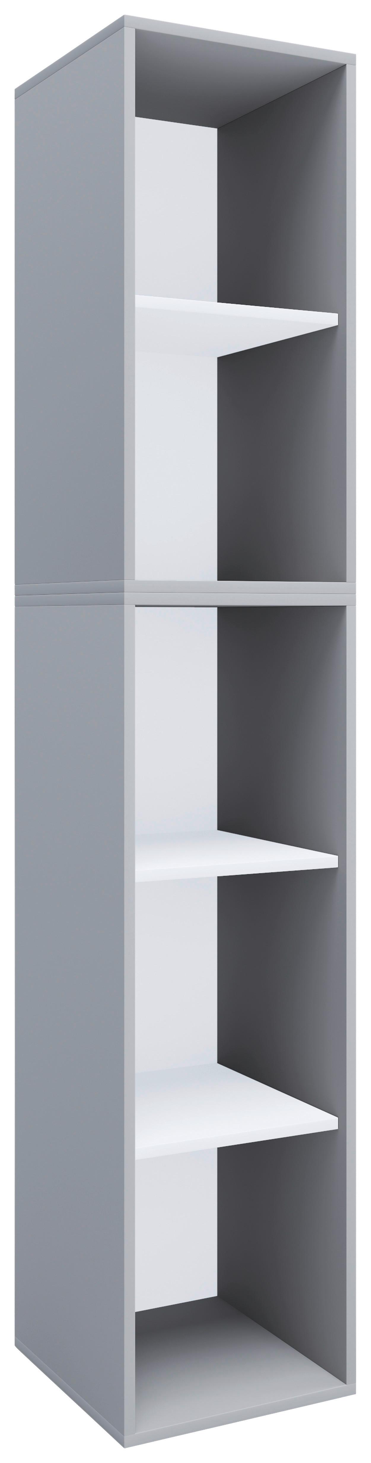Pisarniški Regal Lona, Siva - siva, Moderno (35/183/37cm) - MID.YOU