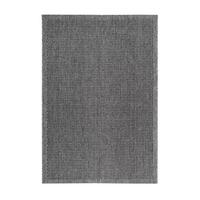 FLACHWEBETEPPICH INDONESIA - KEDIRI SILBER - Grau, Konventionell, Textil (80/150cm) - Kayoom