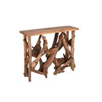 Gartentisch Conso Teak - Braun, Basics, Holz (99/30/81cm) - Gardenson