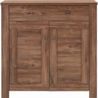 Dulap pentru pantofi BRÜSSEL - culoare lemn acacia, Lifestyle, material pe bază de lemn (100/100/40cm) - Zandiara