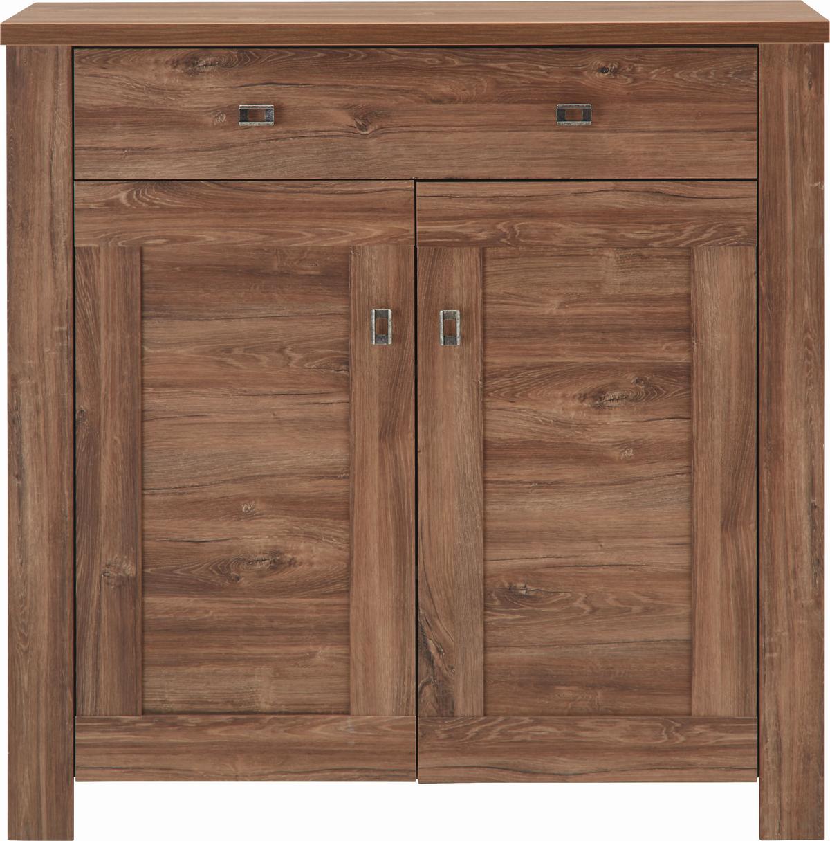 Dulap pentru pantofi BRÜSSEL - culoare lemn acacia, Lifestyle, material pe bază de lemn (100/100/40cm) - Zandiara