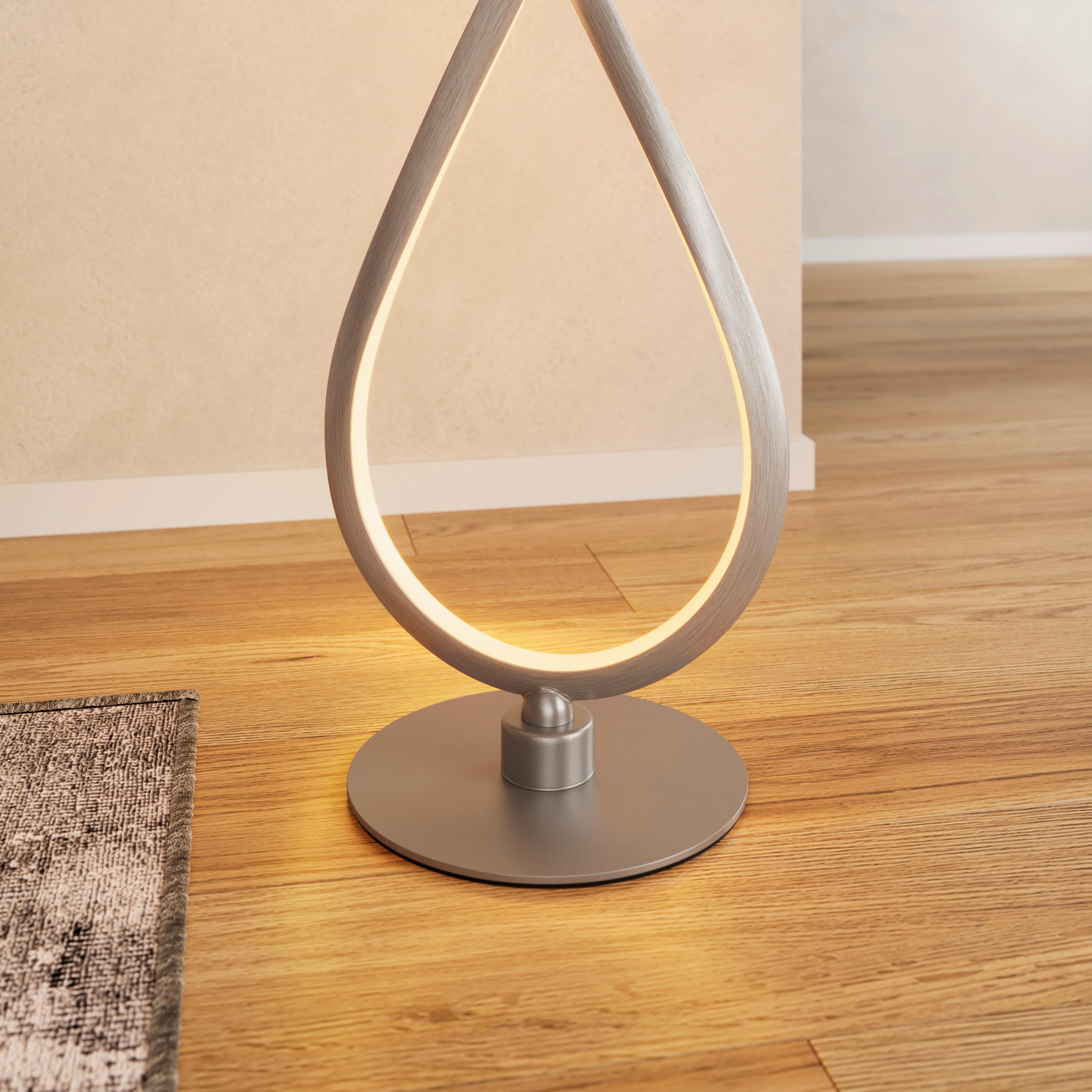 LED-GOLVLAMPA KUI - champagne/svart, Modern, metall/plast (26l)