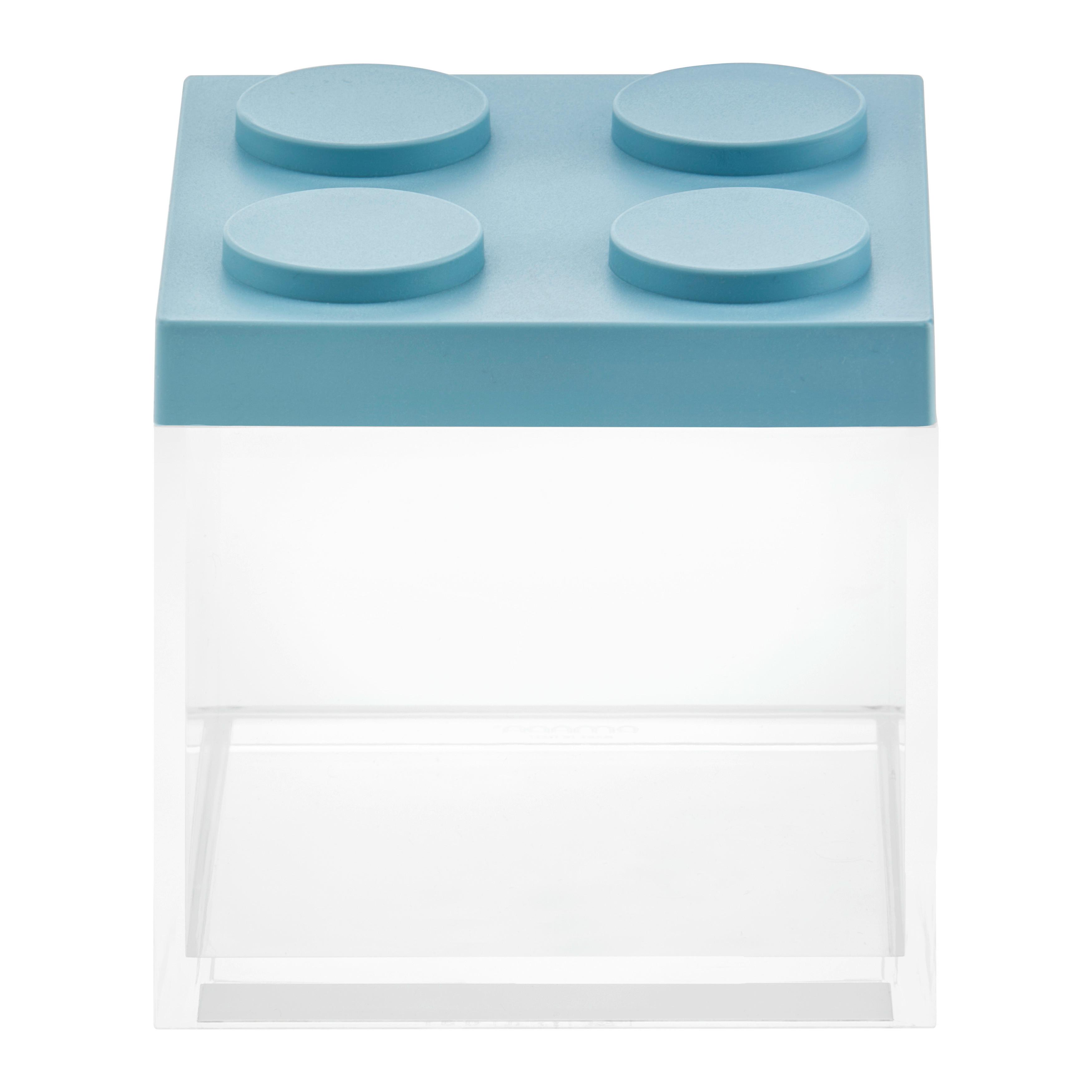 Vorratsdose Agneto in Transparent/Blau ca. 500ml - Blau/Transparent, Kunststoff (10/10/10.5cm)