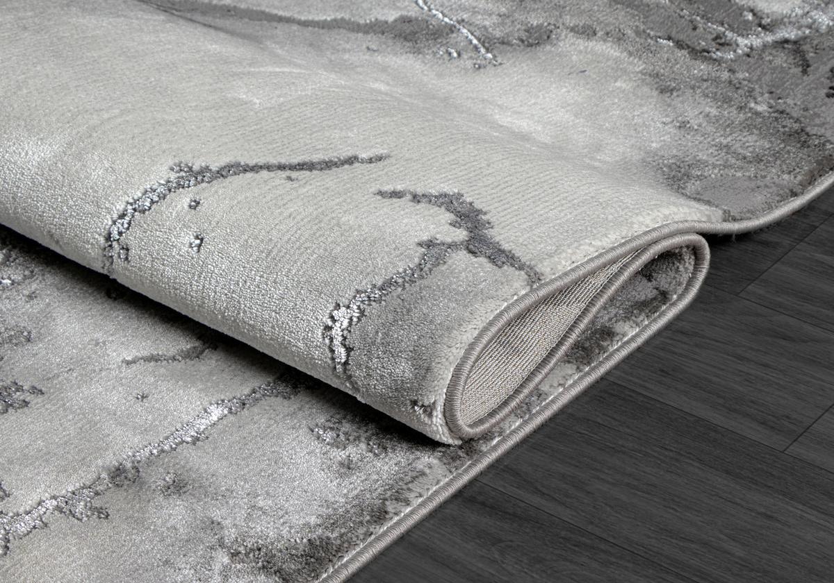 Webteppich Craft Grau ca. 160x230cm - Grau, KONVENTIONELL, Textil (160/230cm)