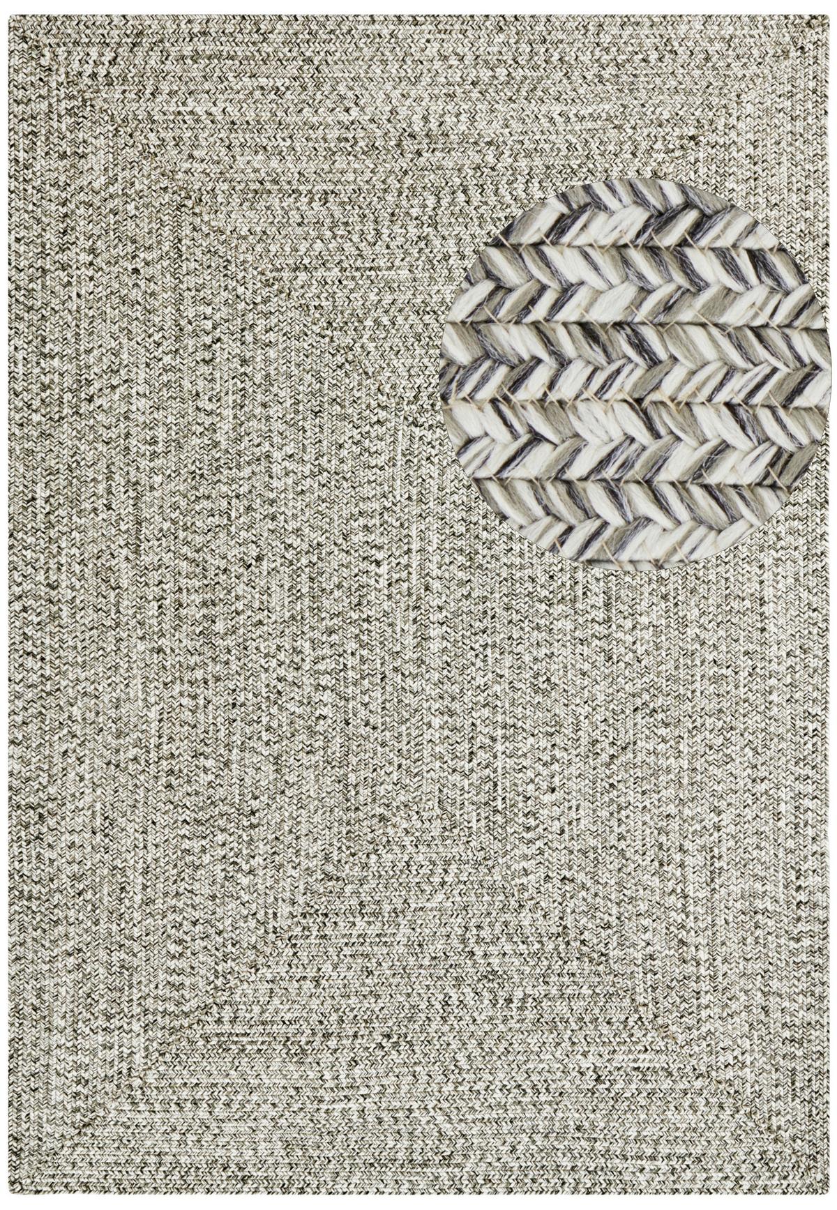 Outdoorteppich Trenzado Greige ca. 200x290cm - Greige/Multicolor, Design, Kunststoff (200/290cm) - Hanse Home