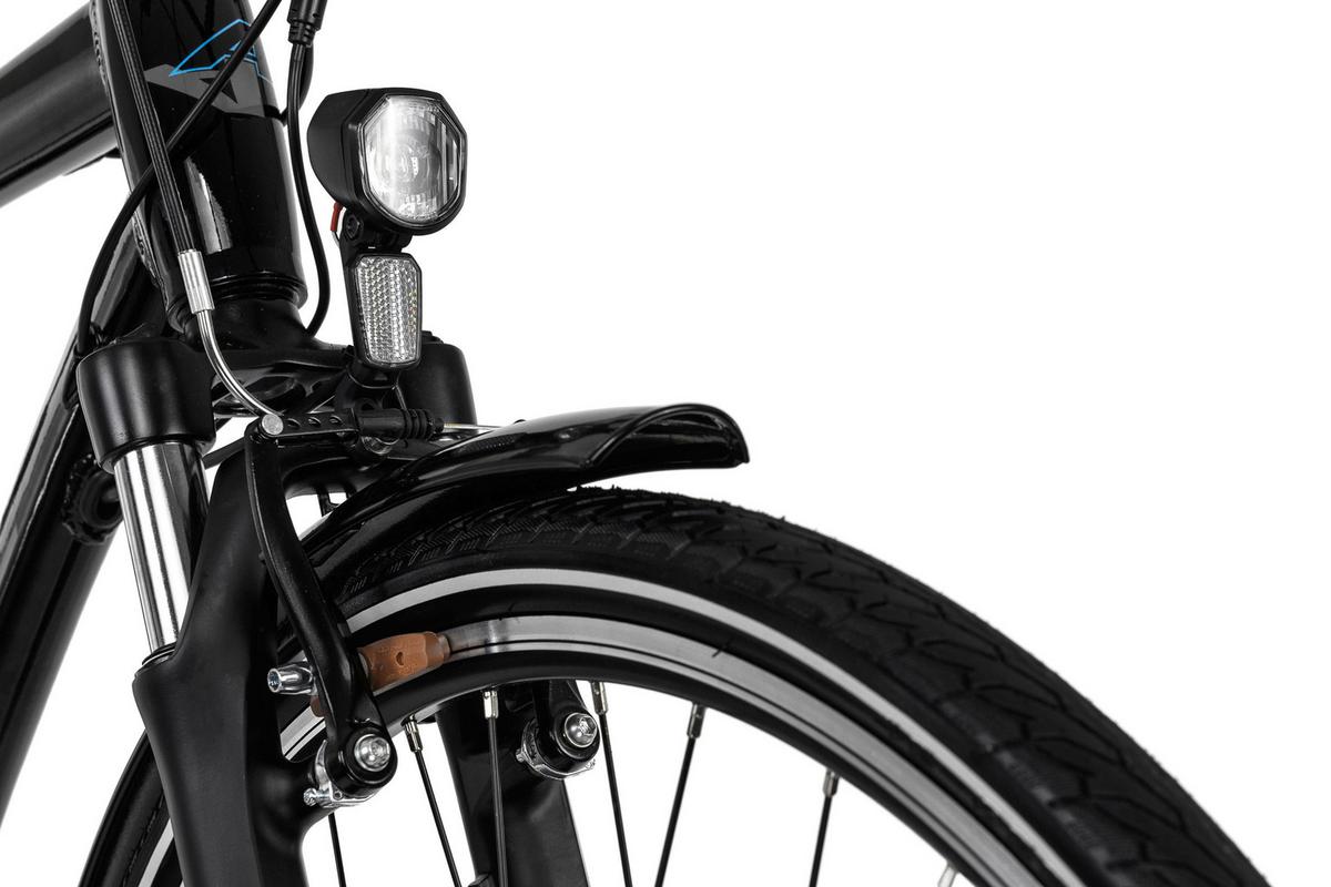 Elektrofahrrad Alu-city Herren Adore 28" 113e - Schwarz, Design, Metall - Atrigo