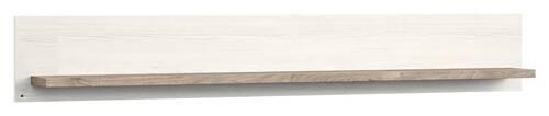 PÓŁKA ŚCIENNA LANCASTER   -MR- - kolor dębowy, Design, materiał drewnopochodny (150/24/21,6cm) - SetOne by Musterring