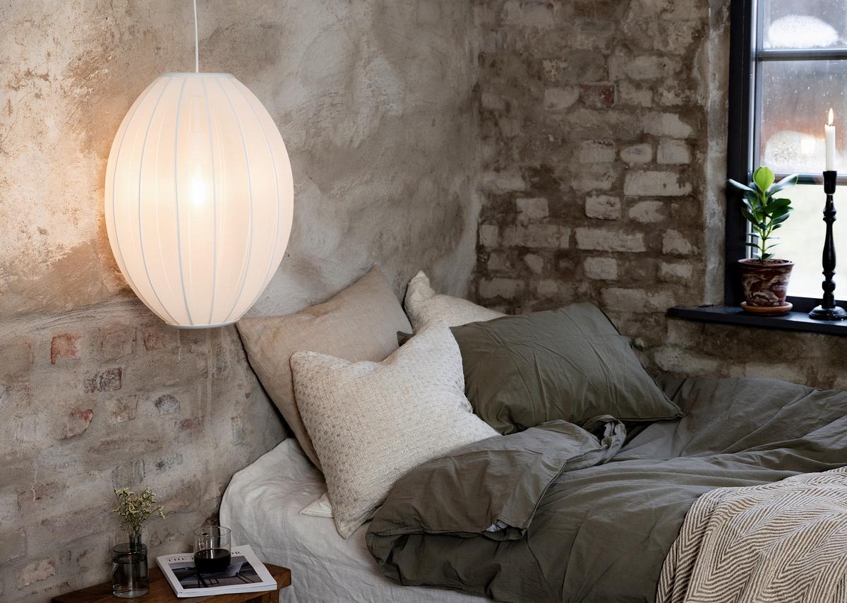Pendelleuchte Florence max. 40 Watt - Weiß, Basics (40/40/50cm) - Markslöjd