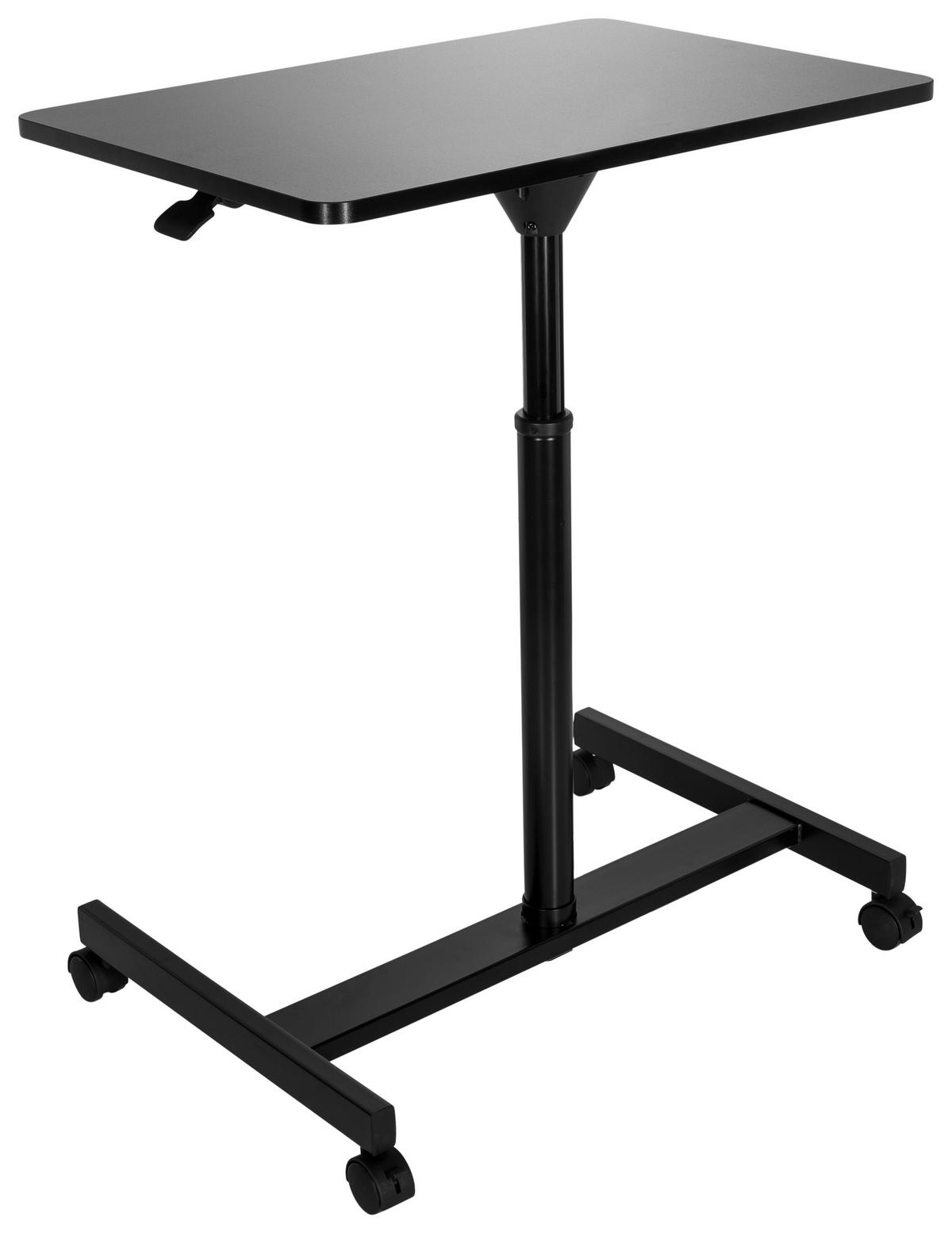 Dvižna Miza Stand Vm-su, Črna - črna, Basics, kovina/leseni material (70/48/80-114cm) - MID.YOU