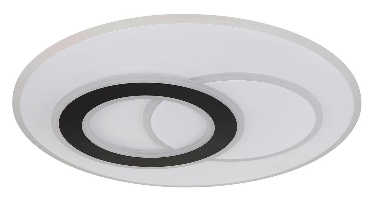 Stropna Led-svetilka Jacques, S Sijalko - črna/bela, Design, kovina/umetna masa (70/5,9cm)