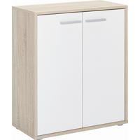 Comodă Andrea - stejar Sonoma/alb, Konventionell, material pe bază de lemn (60/70/30cm) - Best Price