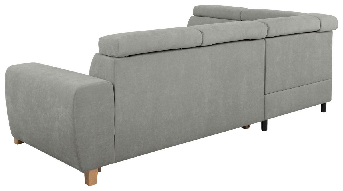 Kutna Garnitura Lugo - siva, Moderno, drvo/metal (205/98/266cm) - Modern Living