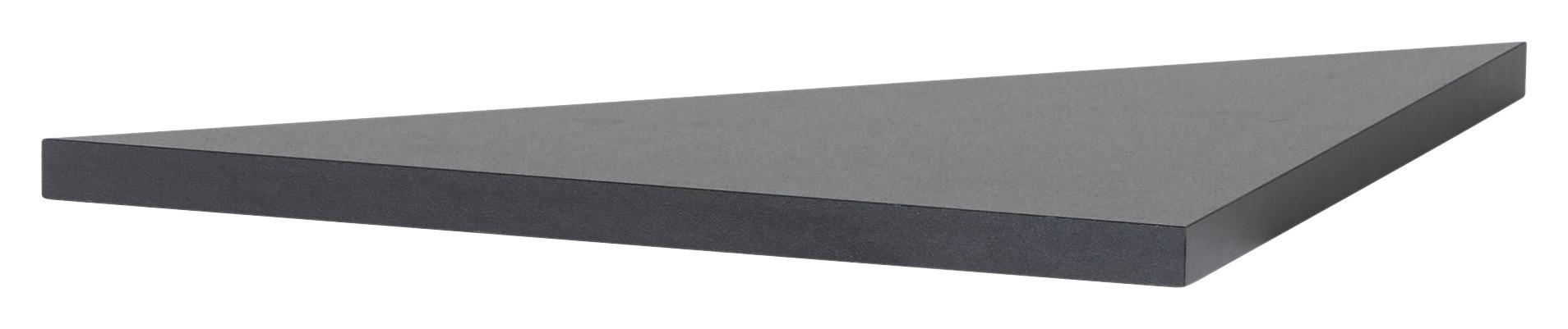 Kutna Zidna Polica Skate - antracit, Moderno, drvni materijal (35/1,8/35cm) - Modern Living