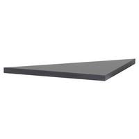 Kutna Zidna Polica Skate - antracit, Moderno, drvni materijal (35/1,8/35cm) - Modern Living
