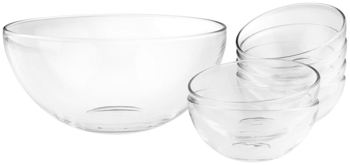 ZESTAW MISEK 019569 - przezroczysty, Basics, szkło - Leonardo