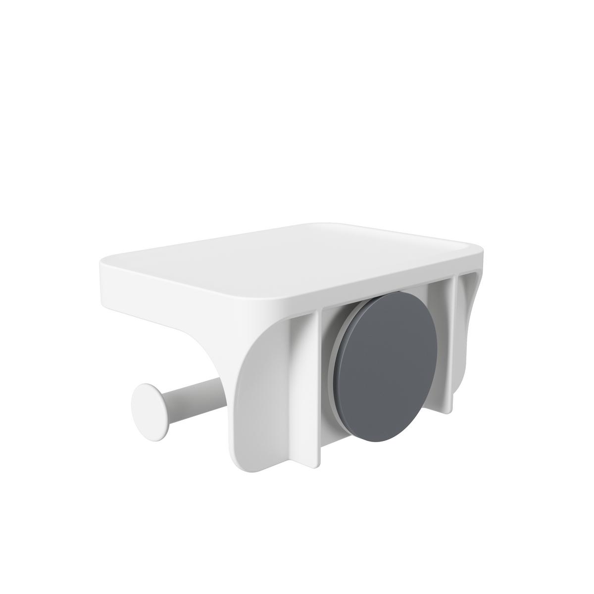 Držalo Za Toaletni Papir Easy - bela, Moderno, umetna masa (16/12/9cm) - Premium Living