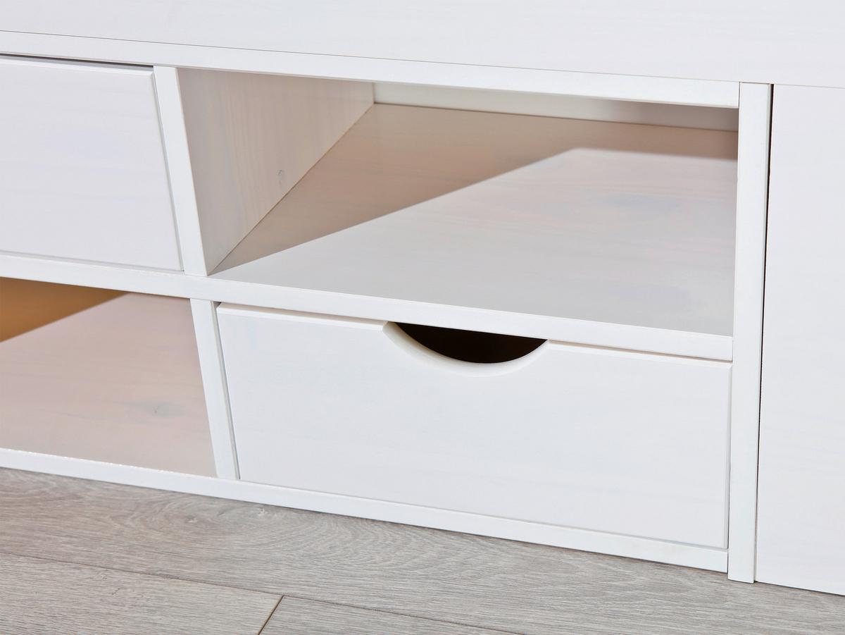 Bettanlage in Weiss - Weiss, Konventionell (180/200cm) - MID.YOU
