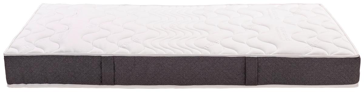 Komfortschaummatratze H2+H3 ca. 90x200 cm - Weiß/Grau, MODERN, Textil (90/200cm)