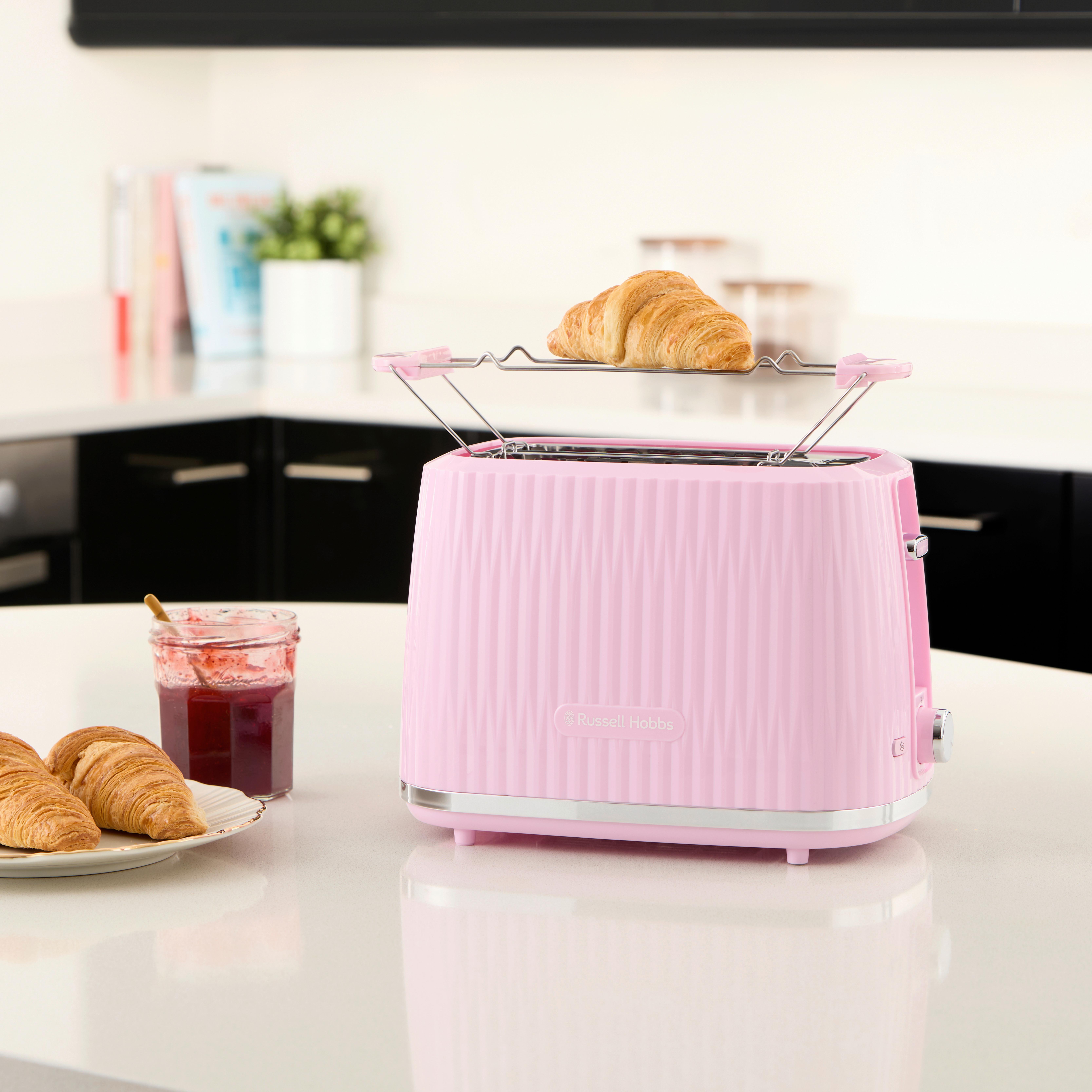 Kenyérpirító Russell Hobbs Eden - pink, Modern, műanyag (32,8/20,8/21,2cm) - Russell Hobbs