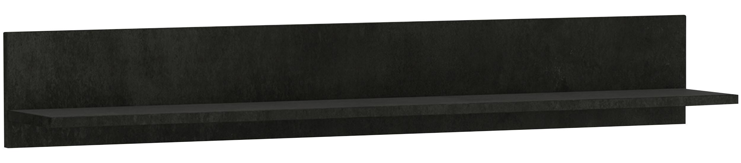 Zidna Polica Kassel - boje hrasta, Romantično / ladanjski, drvni materijal (110/17/20cm) - Modern Living