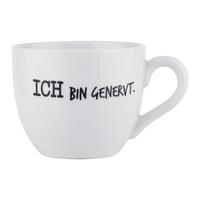 Kaffeetasse Graffiti Schwarz/Weiß ca. 430ml - Schwarz/Weiß, MODERN, Keramik (0,43l) - Mömax