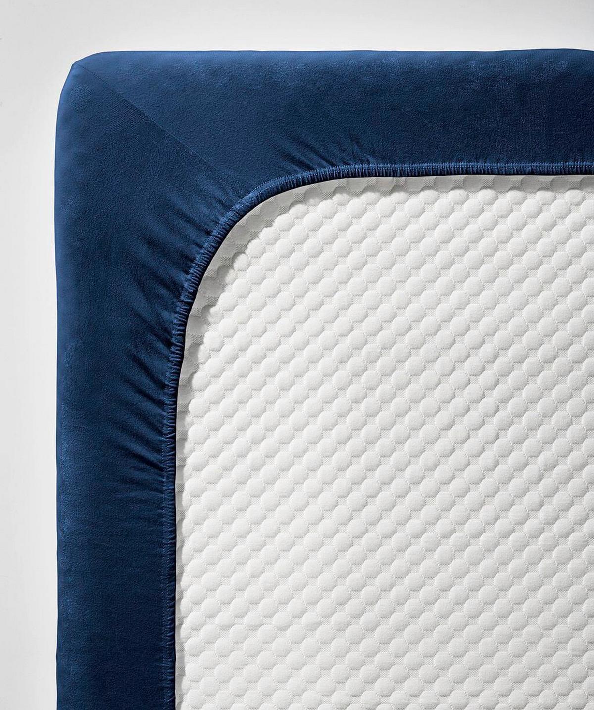 Topper-fixleintuch Q 4000 70 - Dunkelblau, Basics, Textil (120/200-210cm) - Fleuresse