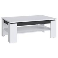 Măsuță de cafea CAMPANIA - alb/antracit, Trend, material pe bază de lemn (110/43/67cm) - Modern Living