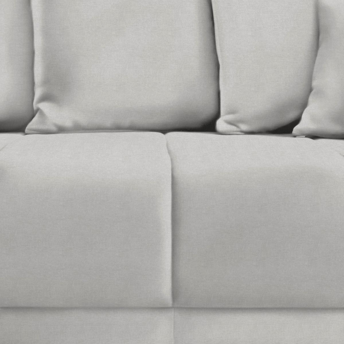 Ecksofa Alatri Hellgrau - Hellgrau/Schwarz, MODERN, Kunststoff/Textil (289/90/176cm) - Based